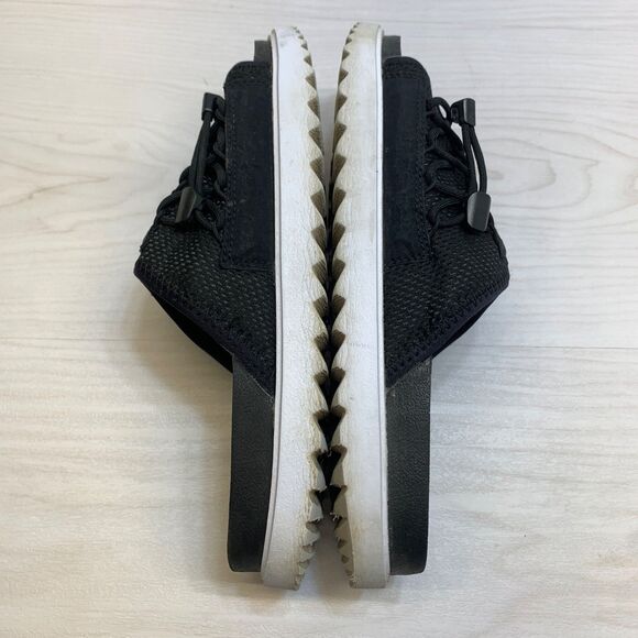 Nike Asuna Slides Sport Sandals Black Sail/White CW9707-002 Women's Size 9 - Picture 2 of 8